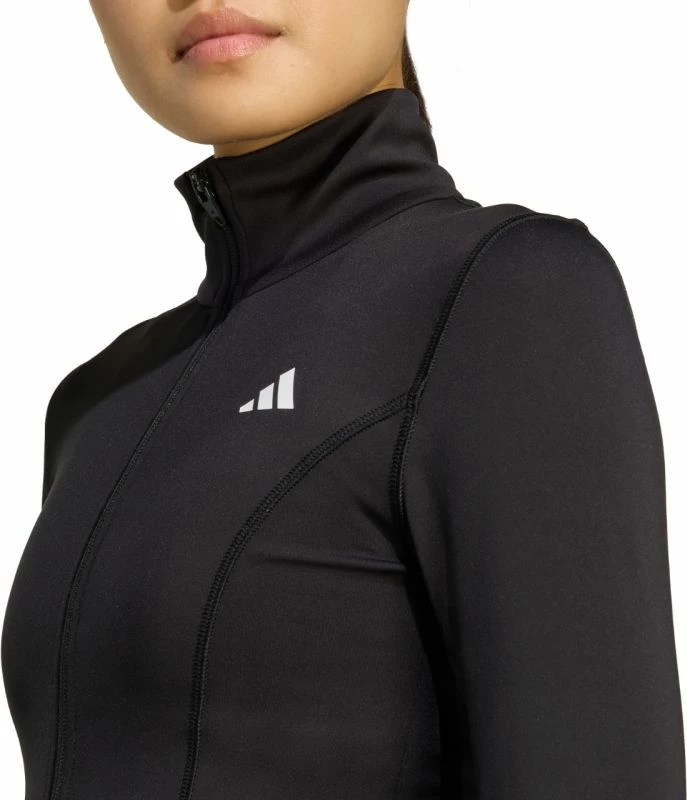 Duks për femra adidas Optime Essentials Full-Zip JM9185, i zi [Madhësia: L]