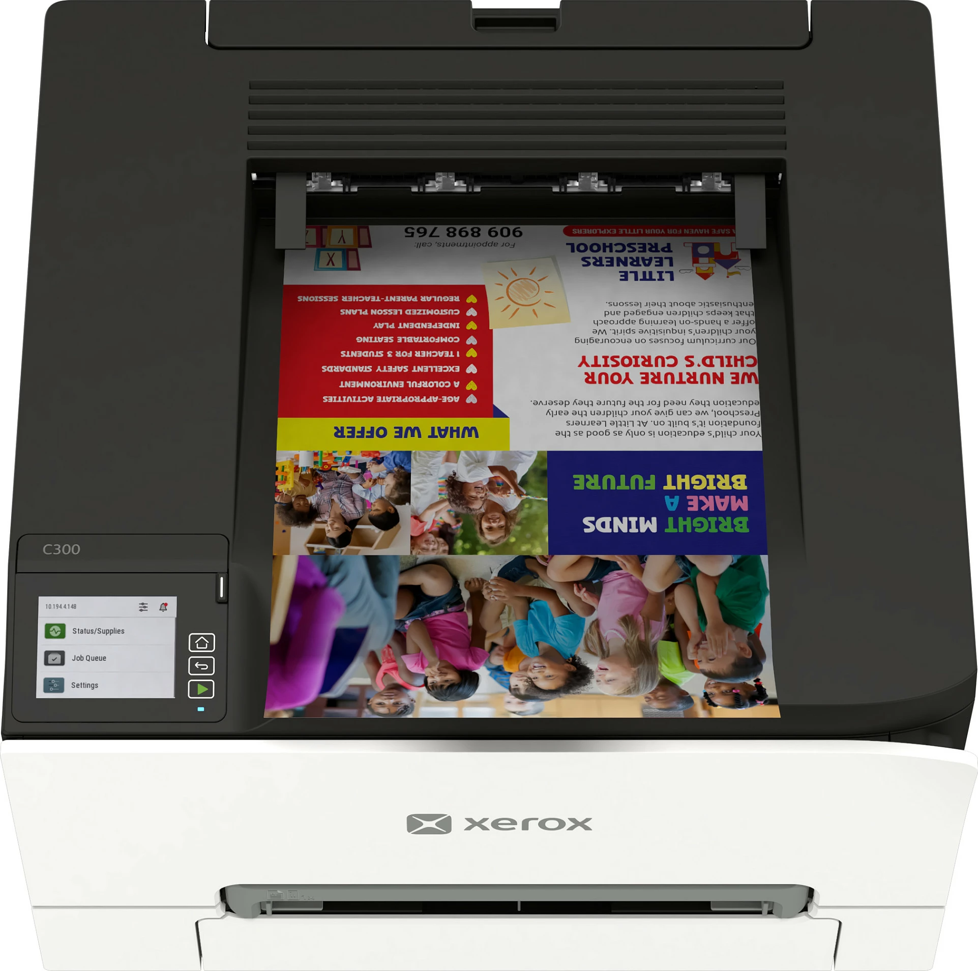 Printer lazer me ngjyra Xerox C300, A4, 30 faqe/min, bardhë/zezë