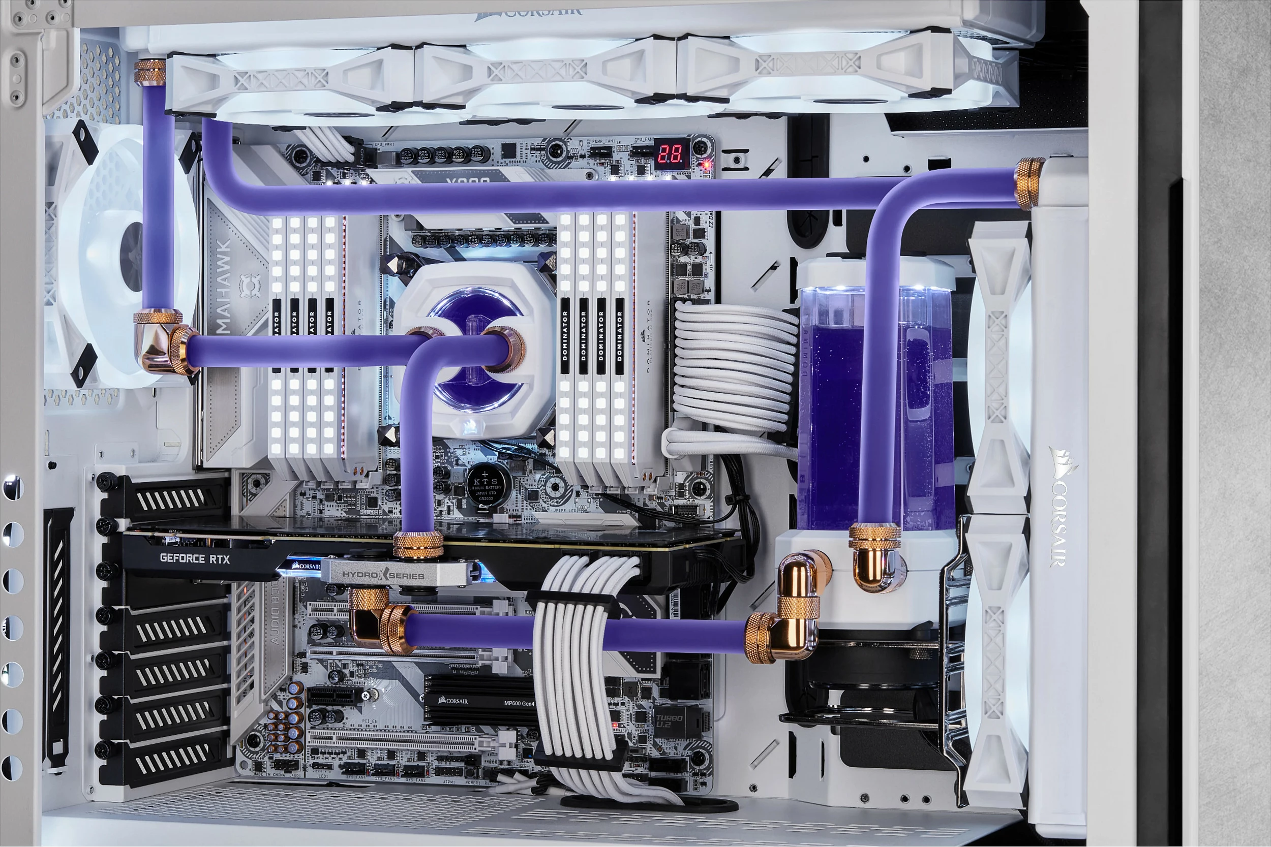 Tubacion PMMA Corsair CX-9059005-WW, 3 copë, transparent