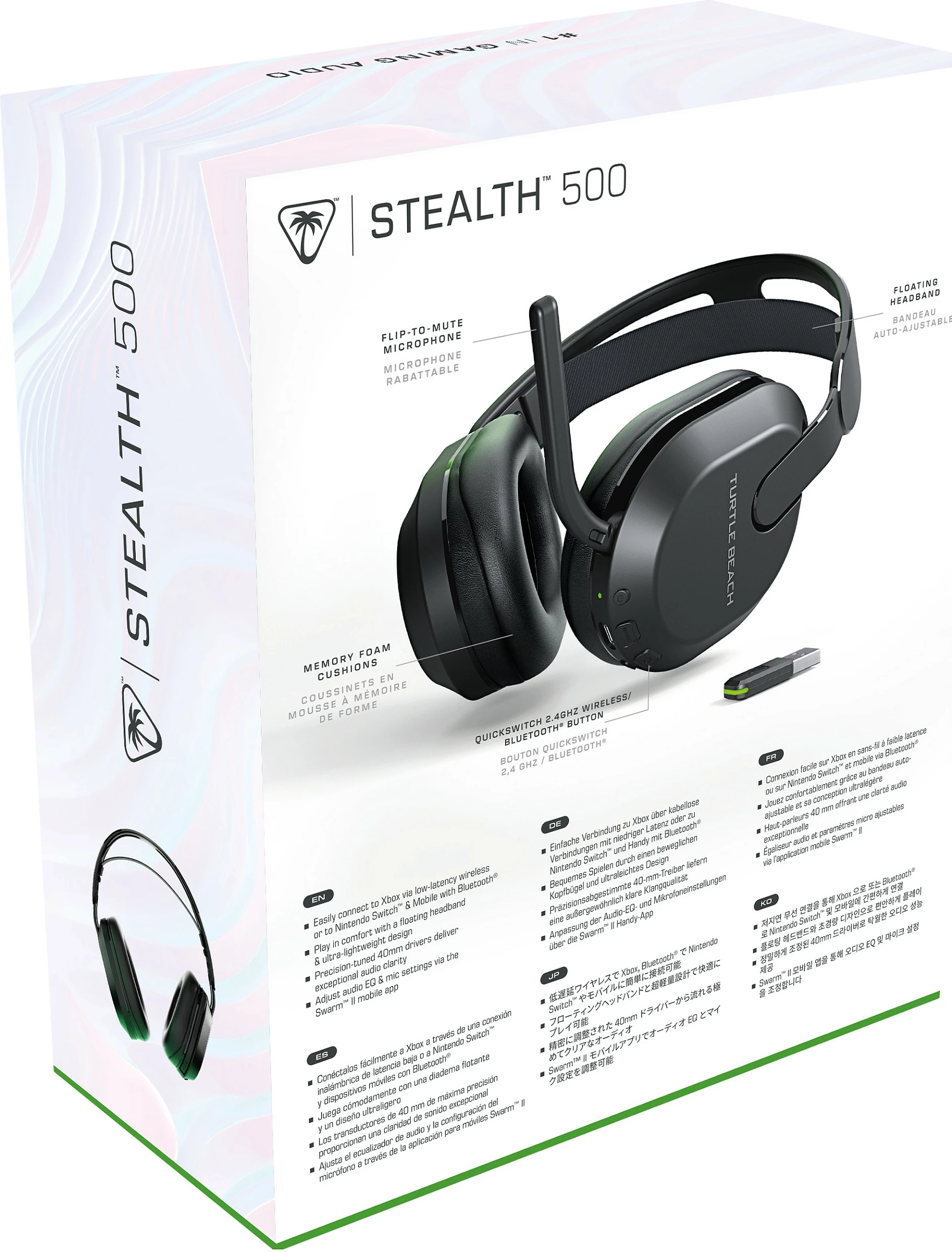 Kufje gaming Turtle Beach Stealth 500 wireless, për Xbox, 40 orë bateri, e zezë