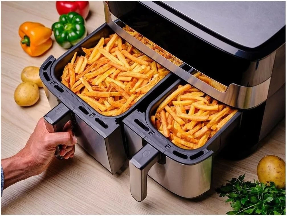 Fryer pa yndyrë Tefal EY905D10, 8L, 2 shporta, inox, argjendtë