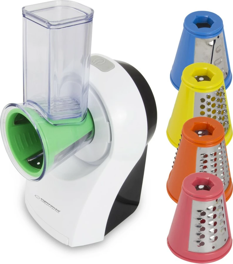 Prerëse elektrike Esperanza EKM026 për kuzhinë, 5 shtojca, bardhë-zezë