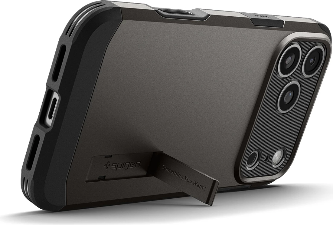 Mbështjellës Spigen Tough Armor T MagSafe për iPhone 17 Pro Max, gri
