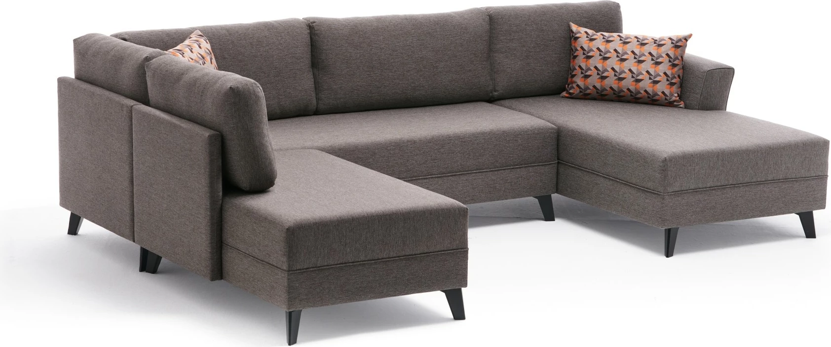 Kënd-sofë krevate Eris, kafe, Atelier del Sofa