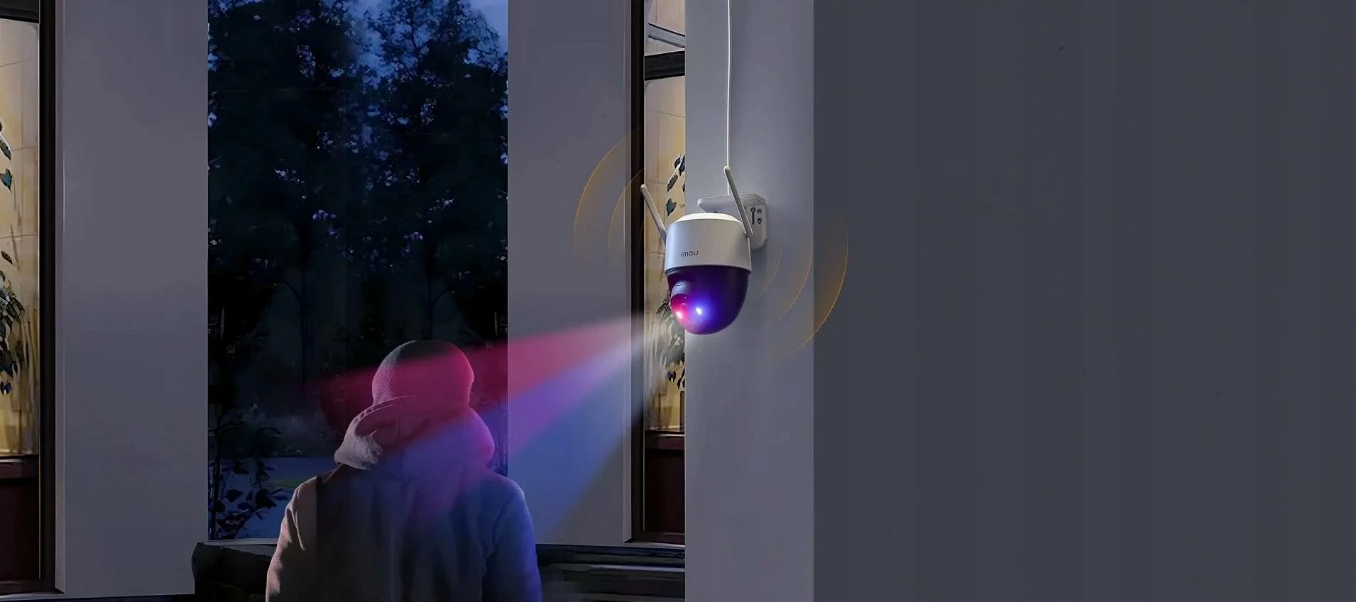 Kamerë IP PTZ IMOU Cruiser SC IPC-K7FP-8V0N 8MP (4K) Wi‑Fi/PoE IP66, e bardhë