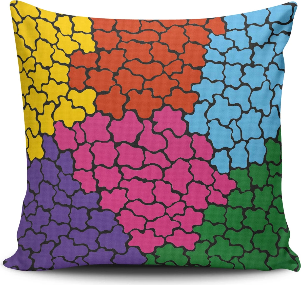 Jastëk mbulesë shumëngjyrëshe, Evila Originals, NKLF-290, 43x43cm