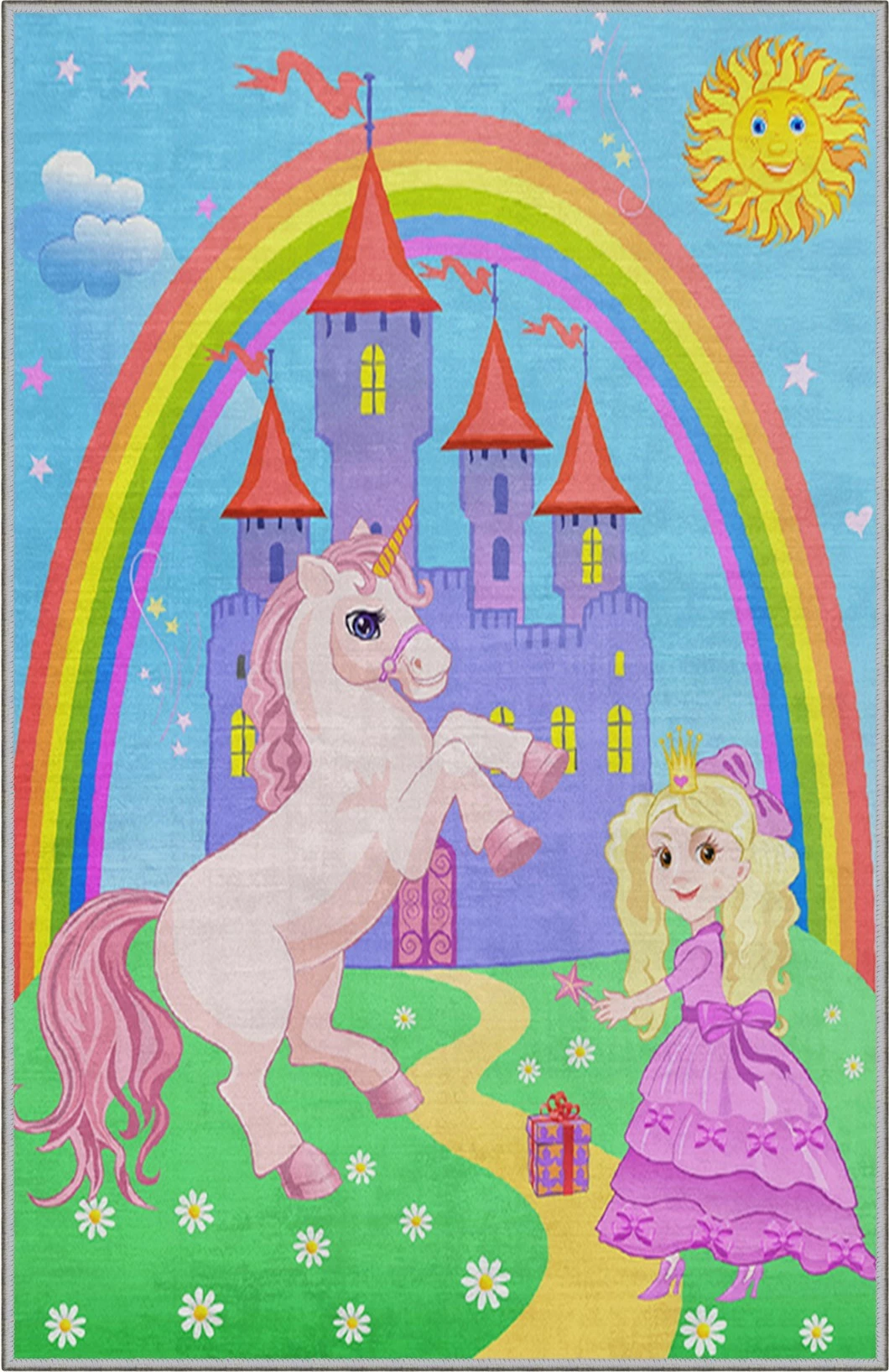 Qilim për fëmijë, shumëngjyrësh, 80x120cm, Conceptum Hypnose, KHMFESTO0022KEÇE