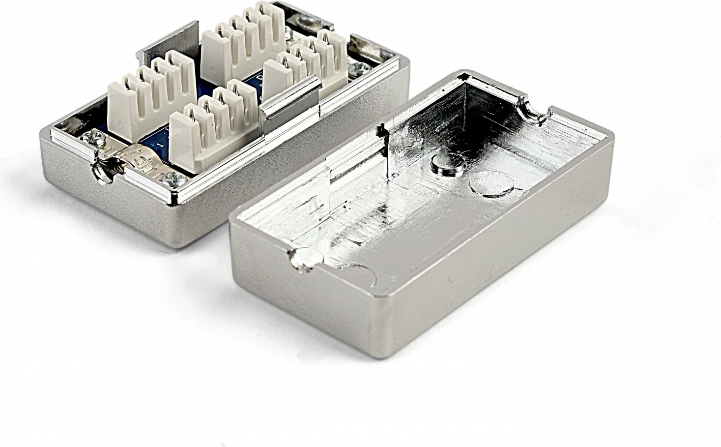 Konektor rrjeti LAN Gembird NCA-LSAS6-01 Cat.6 LSA (Krone) FTP RJ-45, argjendtë, 1 copë