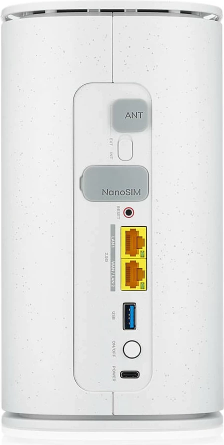 Ruter 5G Wi‑Fi 7, Zyxel FWA515, 2.5 GbE, Nebula cloud, i bardhë