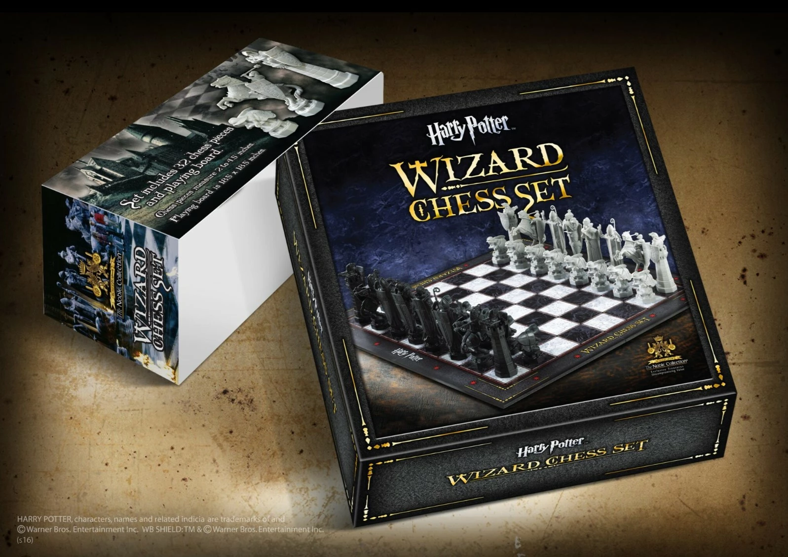 Set shahu NOBLE COLLECTION Harry Potter Wizard's Chess, 32 figura