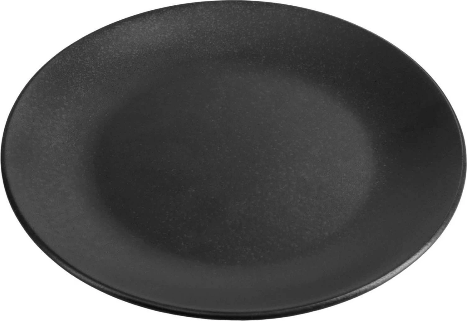 Pjatë e cekët Porland Seasons Coal 200 mm, e zezë, set 6 copë