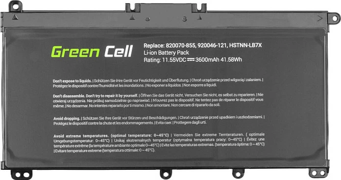 Bateri laptopi Green Cell për HP Pavilion 14-BP/14-BF/14-BK/15-CC/15-CD/15-CK/17-AR, e zezë