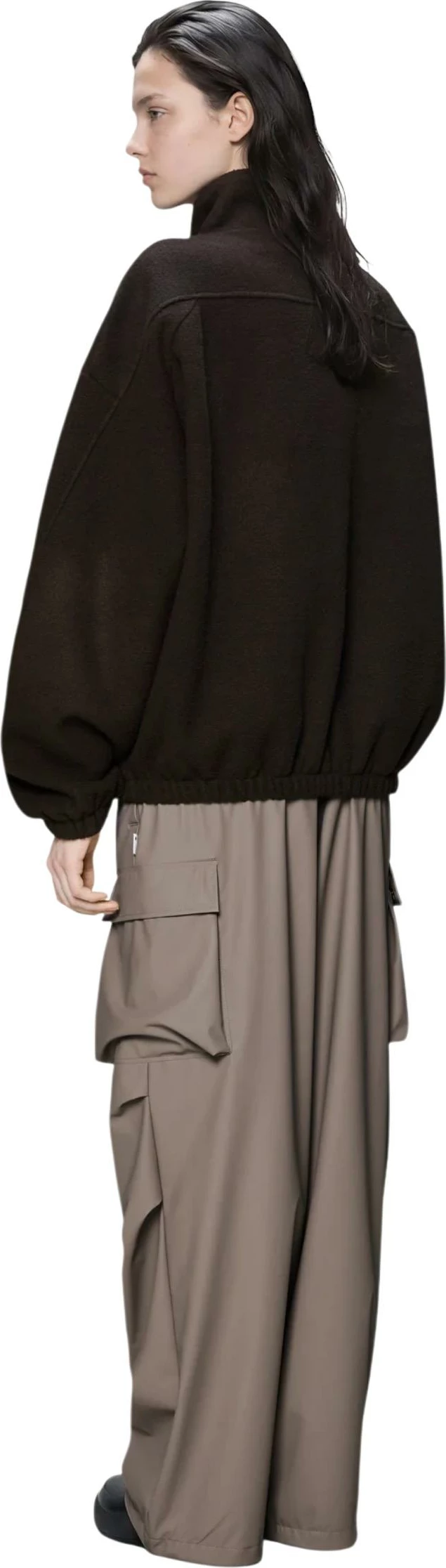 Jakne fleece për meshkuj Rains Bark 19030, kafe e errët [Madhësia: M]