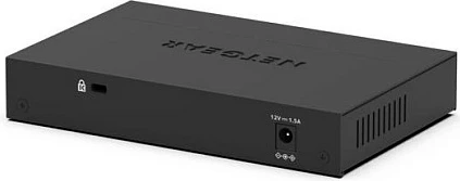 Switch NETGEAR MS305E, 5 porta 2.5G Multi-Gigabit, metal, fanless, montim në mur, i zi