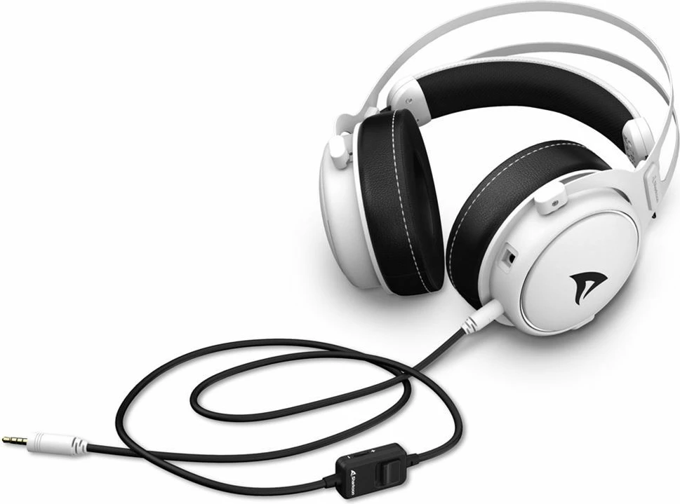 Kufje Sharkoon Skiller SGH50, Wired, Gaming, 10 - 40000 Hz, Black, White