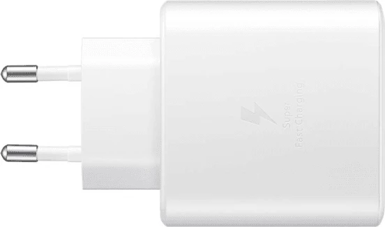 Karikues shtëpie Samsung EP-TA845XWE 45W Super Fast Charge + kabllo USB-C EP-DN975BWE, i bardhë, bulk