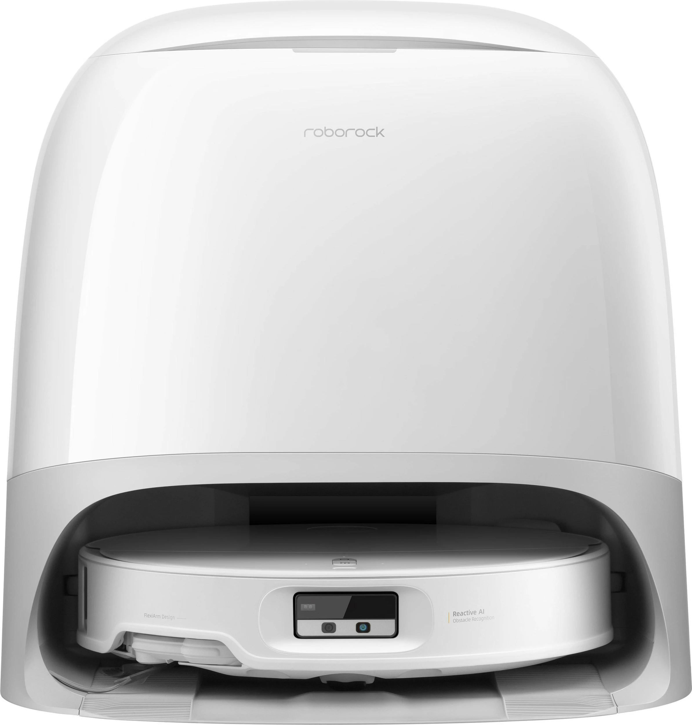 Robot fshesë Roborock Qrevo Curv 2 ProX, 25000 Pa, wet mopping, self-emptying, e bardhë