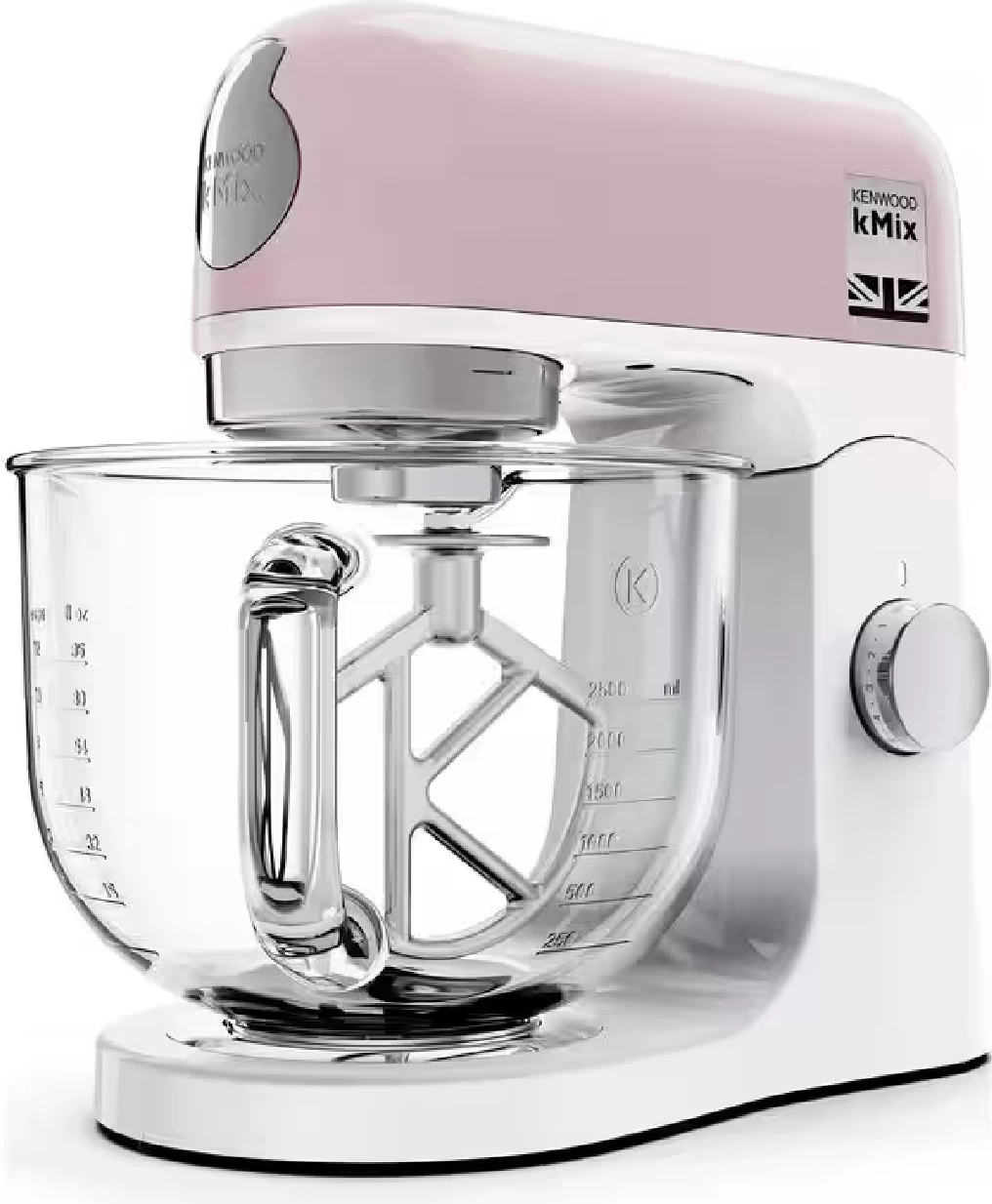 Robot kuzhine Kenwood KMX754APP 1000 W, tas 5 L, trup metalik, set 3 aksesorë, blu pastel