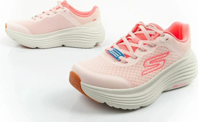 Atlete vrapimi për femra Skechers Max Cushioning, rozë e lehtë