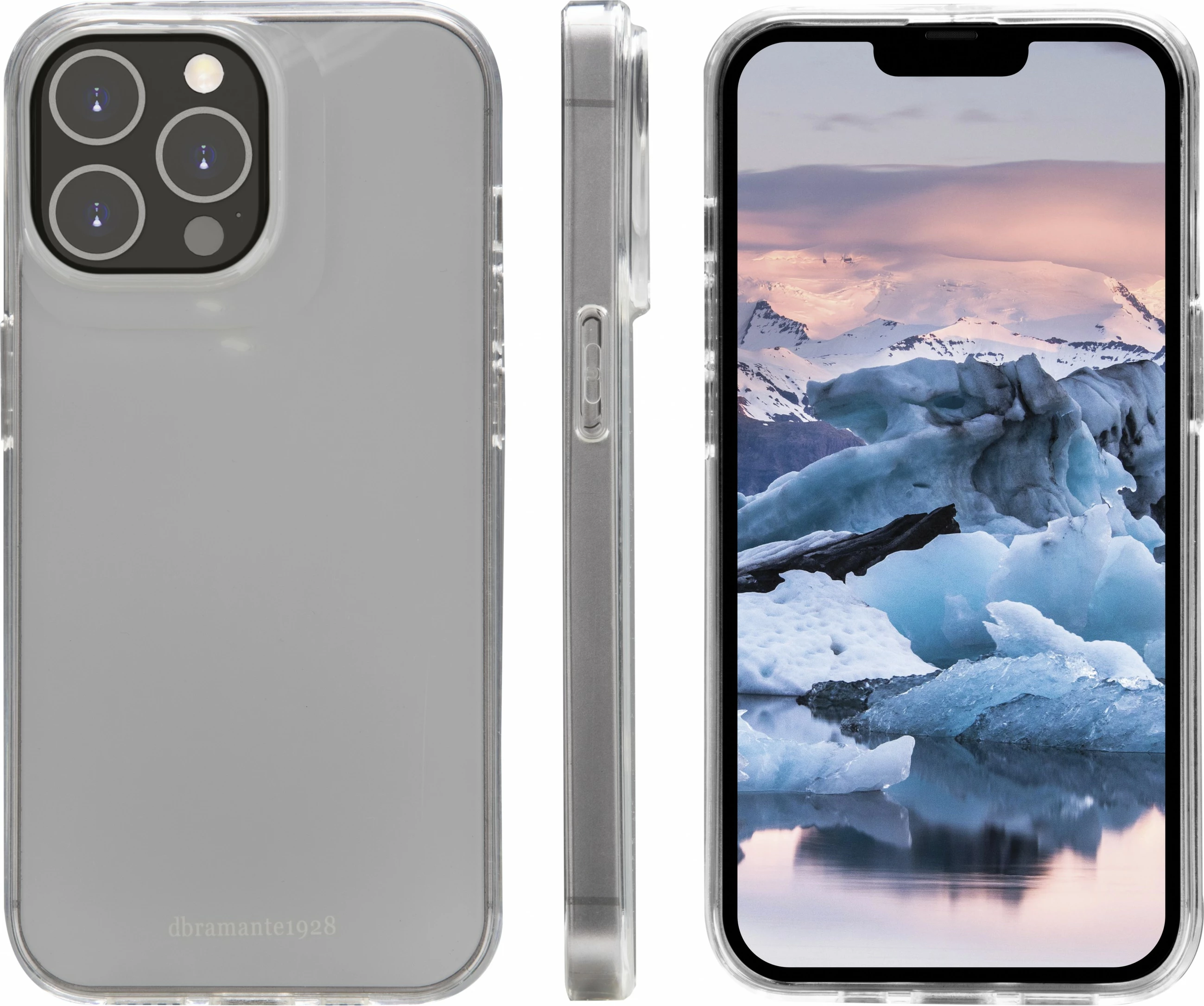 Mbështjellës dbramante1928 Eco Case Nuuk për iPhone 15 Pro, transparent