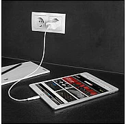 Karikues muri LINDY 73412, 18W, 1x USB, Fast Charge, i bardhë