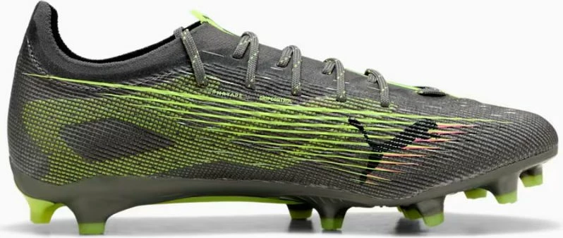 Atlete futbolli për meshkuj Puma, të hirtë