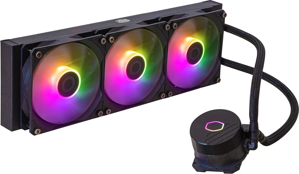 Kiti i ftohjes me lëng për procesor Cooler Master MasterLiquid 360L Core ARGB, 12 cm, i zi