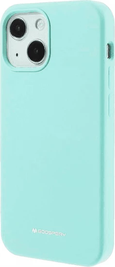 Mbështjellës silikoni Goospery Soft Feeling për iPhone 15 Pro Max, mint