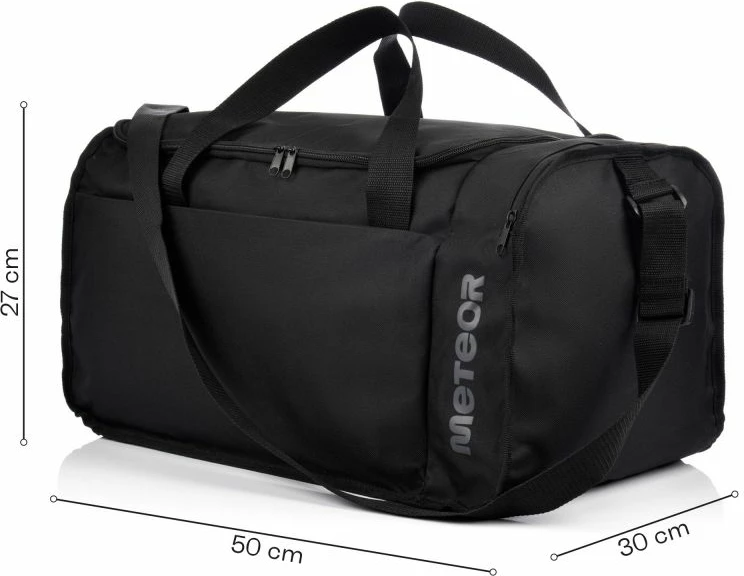 Çantë sportive Meteor, e zezë