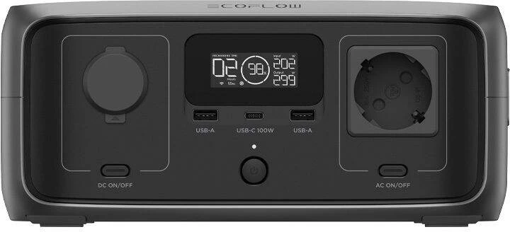 Stacion portativ energjie EcoFlow RIVER 3 UPS, 245 Wh, 600 W, i zi