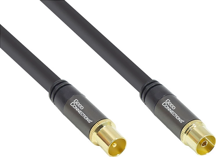 Kabllo antene TV GoodConnections SmartFLEX 1m, e zezë