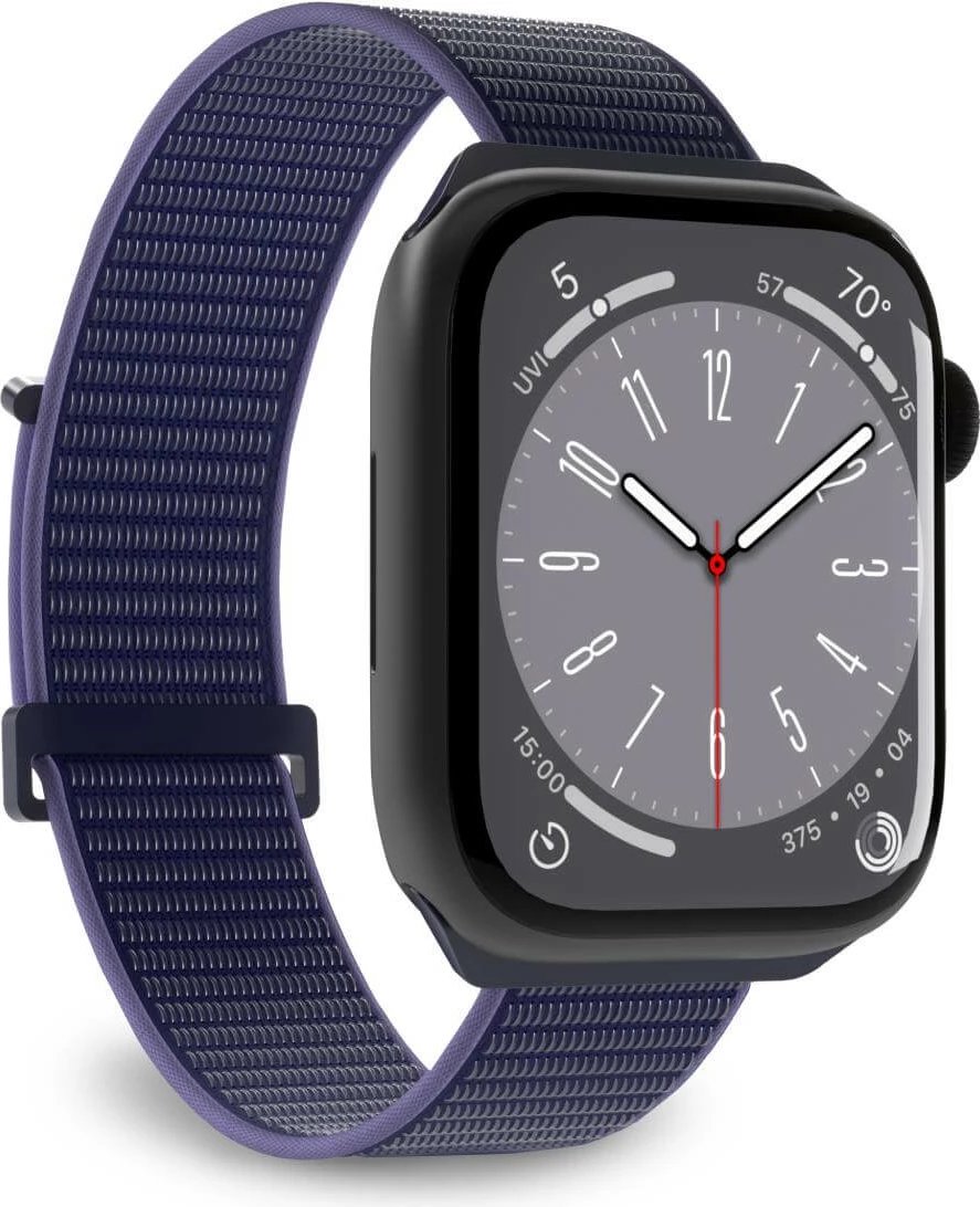 Rrip sportiv najloni për Apple Watch Puro PUSPORTAW44BLUE, Kaltër