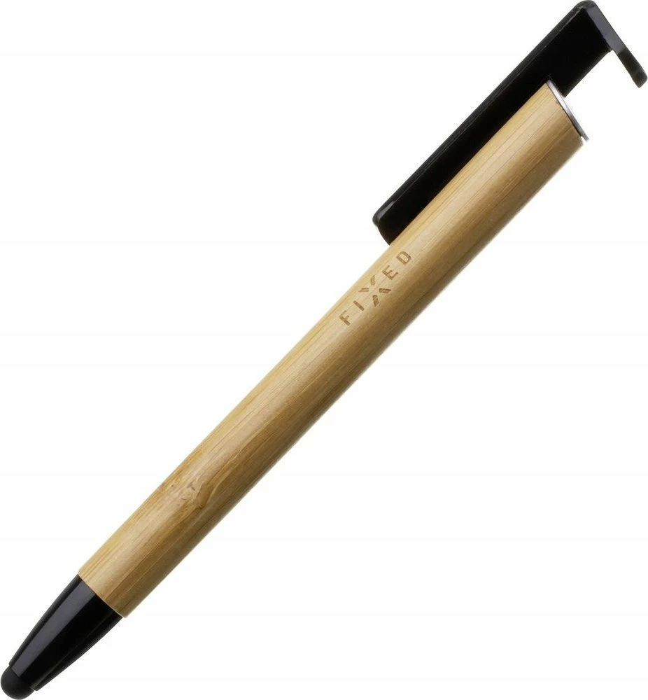 Stilolaps me stylus dhe mbajtëse Fixed Pen 3n1, Bamboo