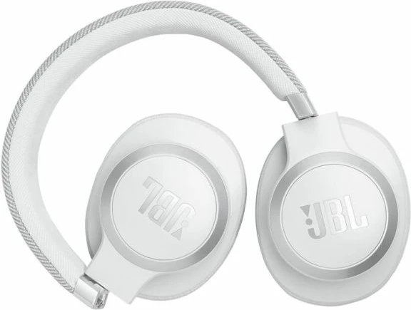 Kufje JBL Live 770NC, Bluetooth 5.3, wireless over-ear, ANC adaptiv, bateri deri 65 orë, bardha