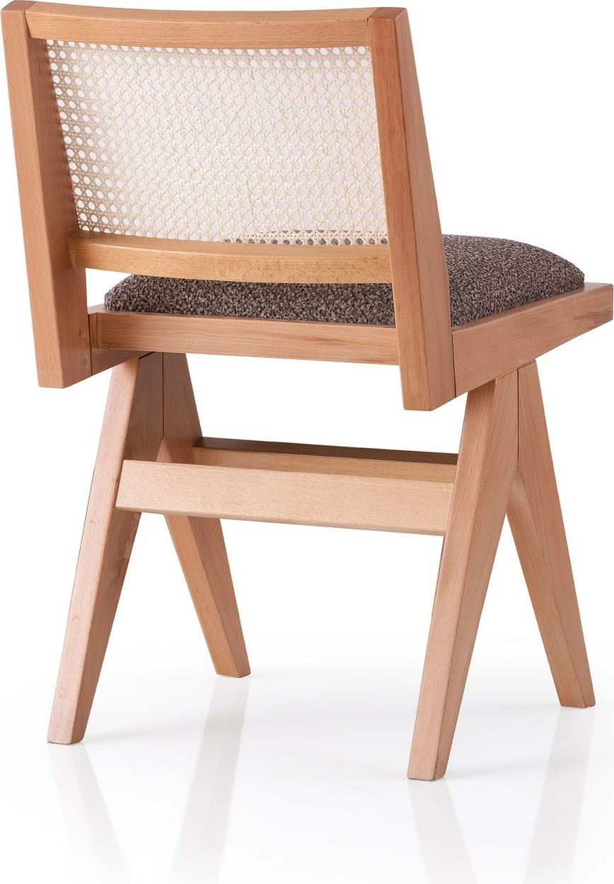 Karrige Skye Decor, formë 4303, dru ahu, ngjyrë lis dhe kafe