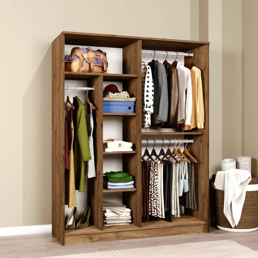 Dollap rrobash Skye Decor, ngjyrë Atlantic Pine, Kardelen 1600-114