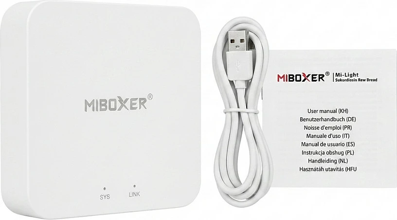Gateway WiFi LED Miboxer Mi-Light 2.4GHz, i bardhë