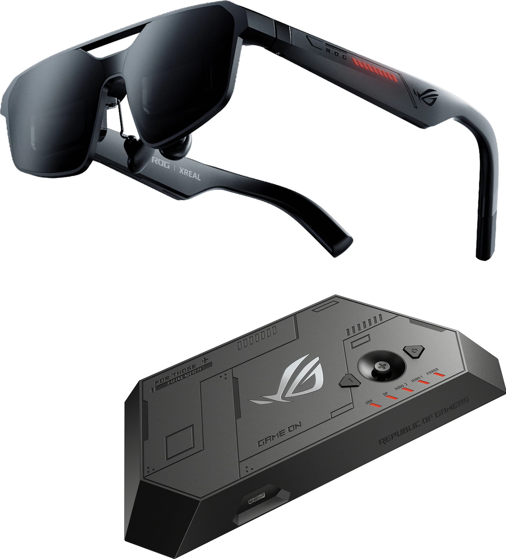 Syze AR gaming ASUS ROG XREAL R1-N, Full HD, 240Hz, USB-C, të zeza