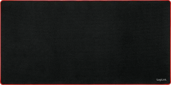 Mauspad LogiLink Gaming 1200x600x3mm, me skaje të qepura, i zi