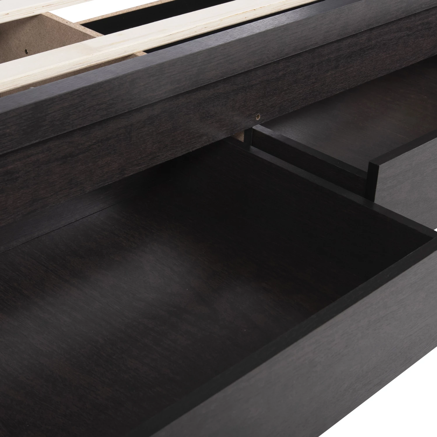 Krevat CAPRI FH312.11 me 2 sirtarë melamine, ngjyrë wenge, për dyshek 150x200 cm