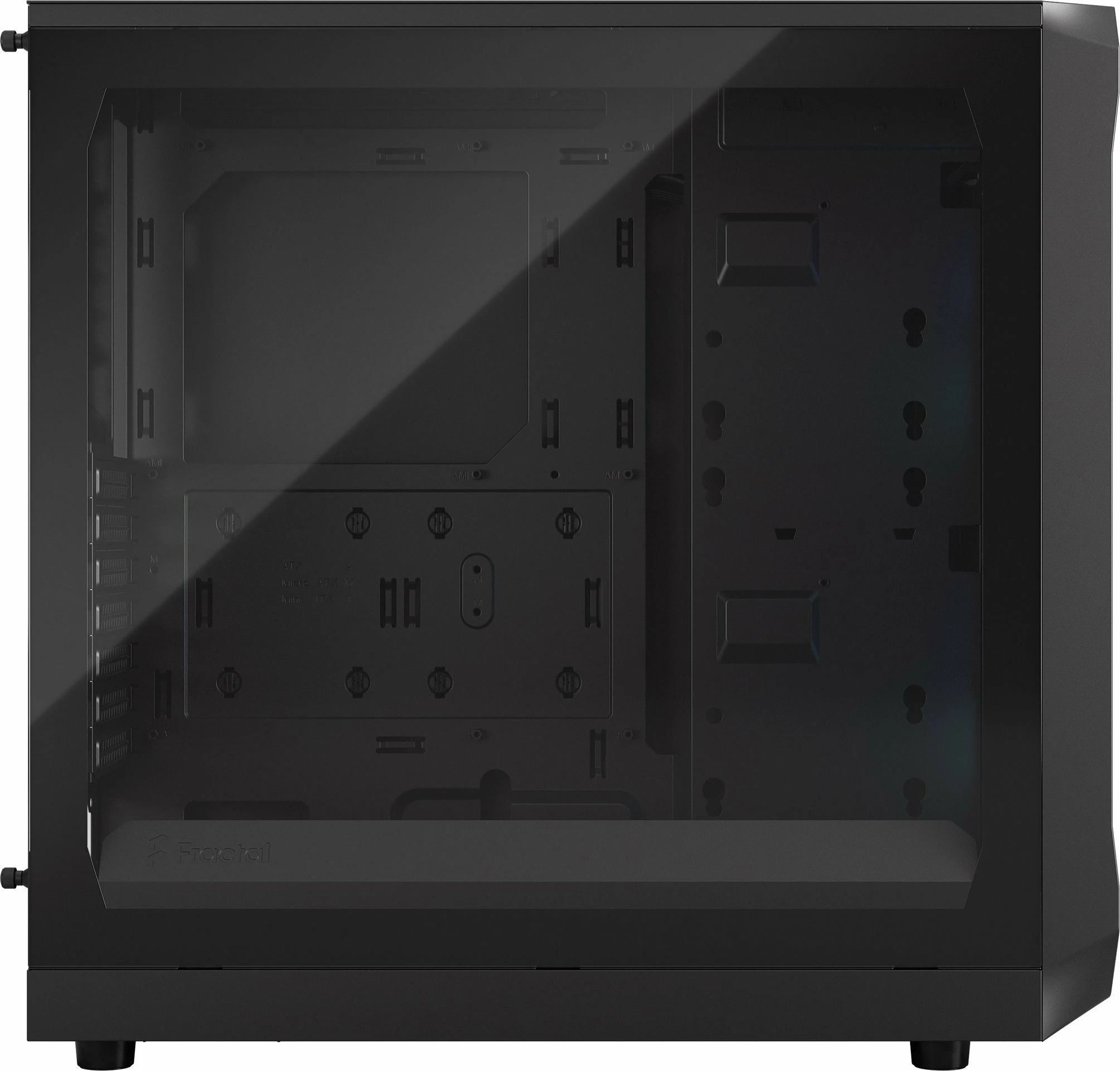 Kasë Fractal Design Focus 2 RGB FD-C-FOC2A-03 Midi Tower, ATX/mATX/Mini-ITX, 2x USB 3.0, e zezë