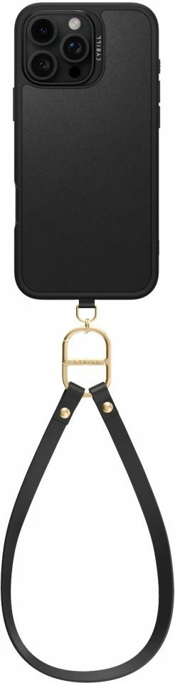 Mbështjellës Spigen Cyrill Classic Charm MagSafe për iPhone 16 Pro Max, i zi, me rrip