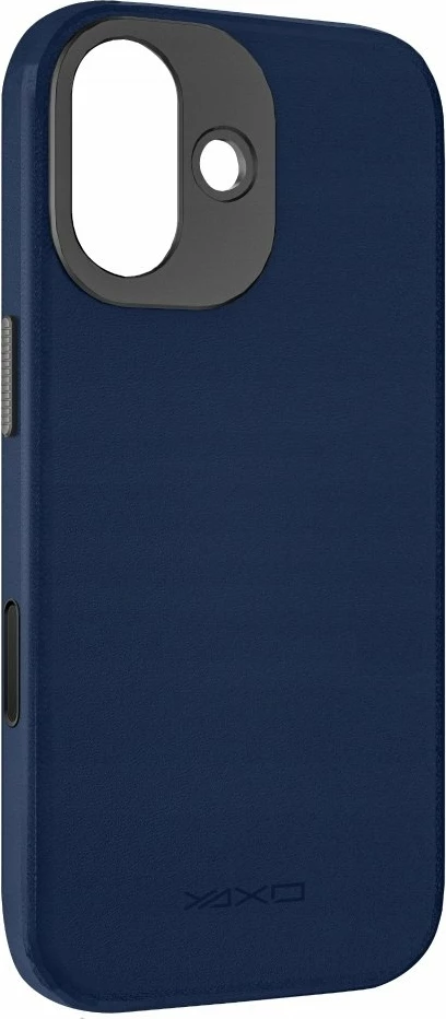 Mbështjellës Yaxo Leather Gear Slim MagSafe për iPhone 17, lëkurë, Dusky Blue