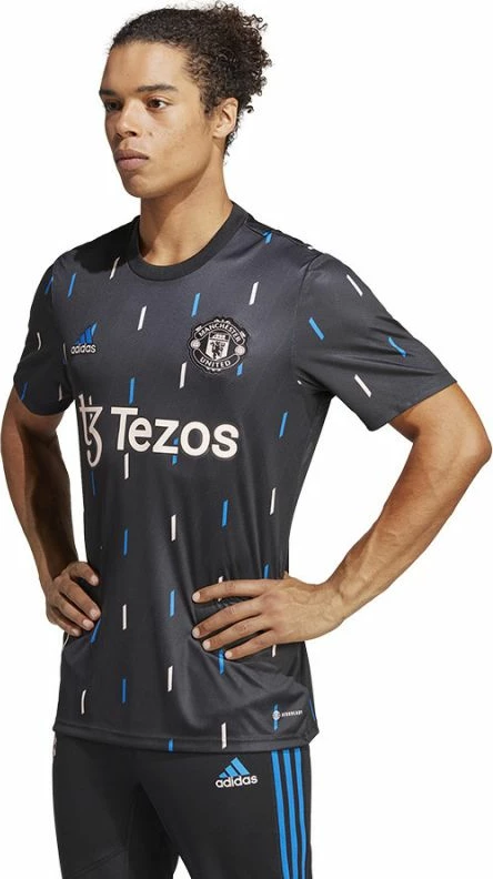 Maicë për meshkuj adidas Manchester United, e zezë