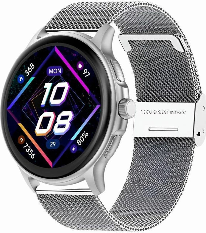 Smartwatch për femra Gravity, e zezë