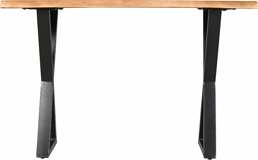 Konsolë Mingle, ngjyrë arre e zezë, 120x40x76cm