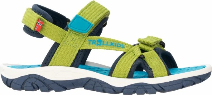 Sandale për fëmijë Trollkids, të gjelbra