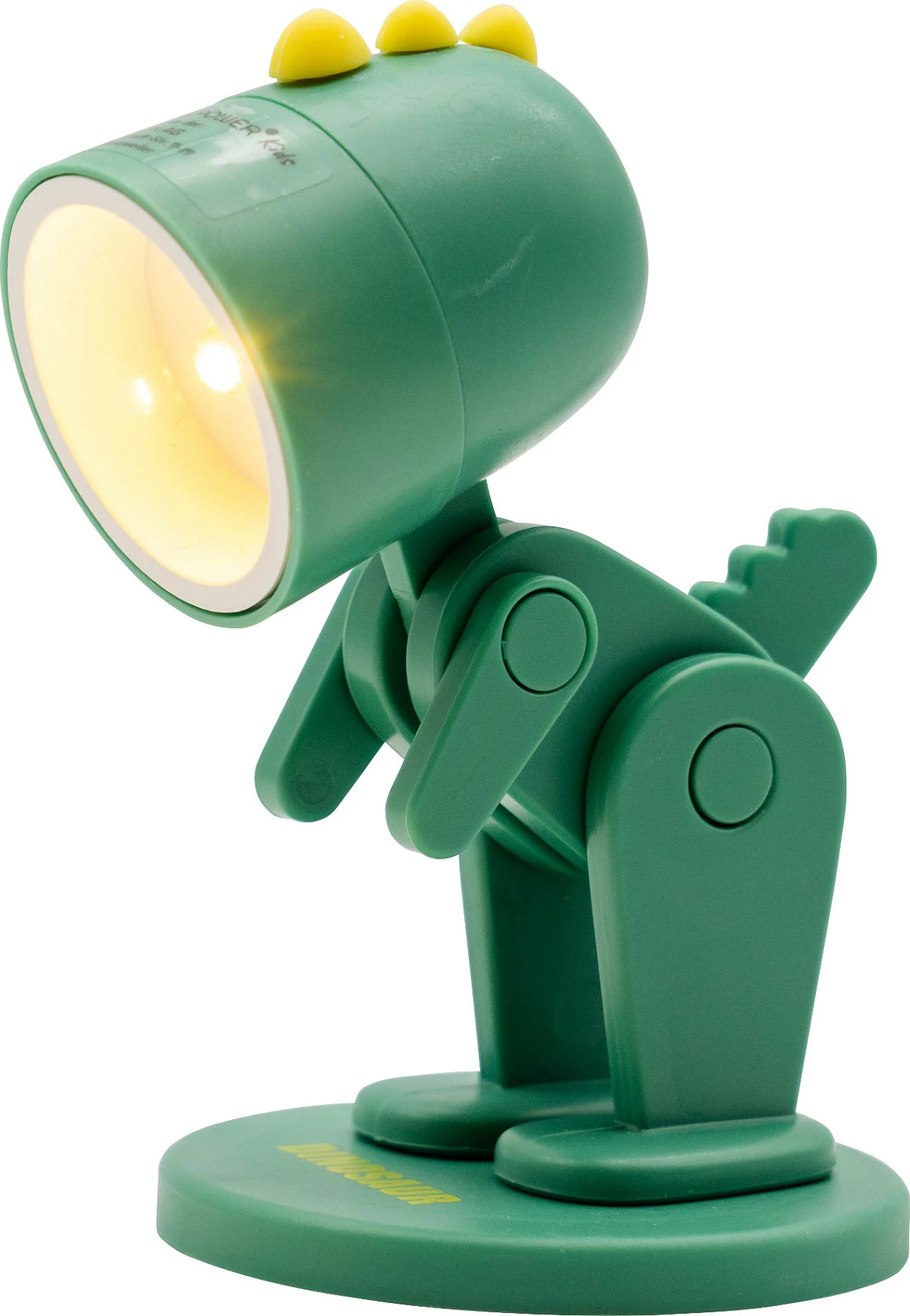 Tashllampë LED Ultron RealPower Dino, me bazë, rrotulluese, 3x LR41, e gjelbër
