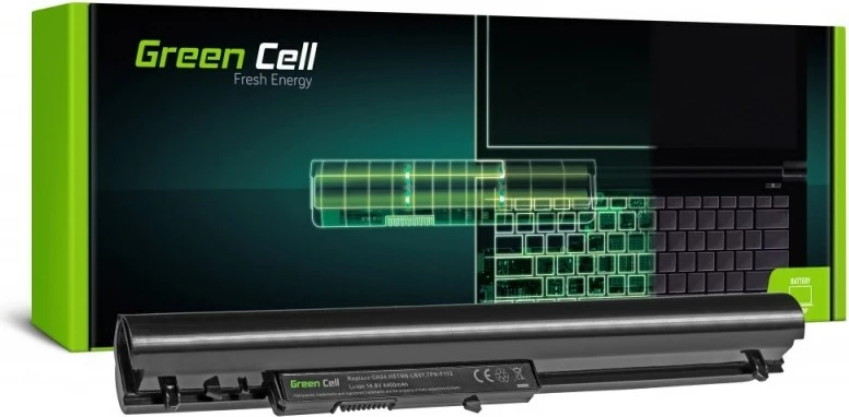 Bateri notebook Green Cell HP59, 4400 mAh, Li-Ion, për HP, e zezë