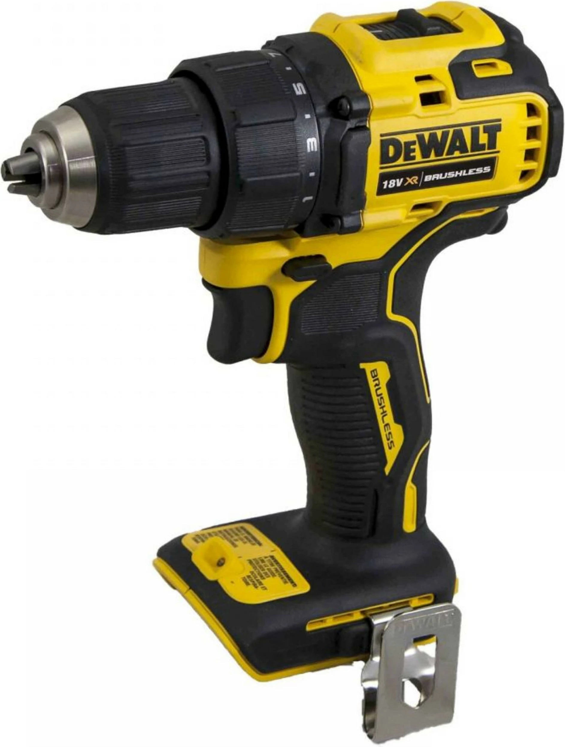 Aku vidhexhik DeWALT DCD708N-XJ, 18V XR, brushless, i verdhë/zi